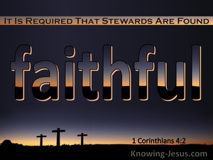 1 Corinthians 4:2